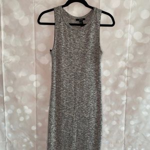 Gray knit dress